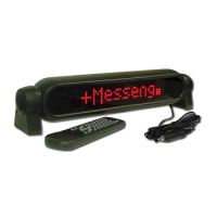 led in car message display