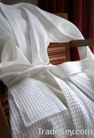 Sell, Waffle Pique Bathrobes, Waffle Kimono Bath Robes, Waffle Towels