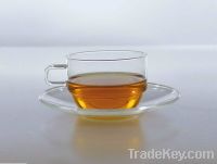 Sell glass cup and saucer /coffee dish