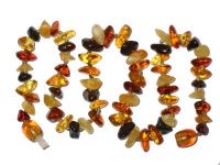 Amber teething necklace-multicolour