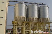 Sell Grain steel silo with flat and hopper bottom