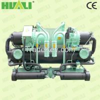 High COP screw type water to water chiller