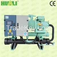 Industrial water cooled screw chiller