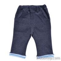 Sell Babies Clothings Blue trousers Hemming type TA028