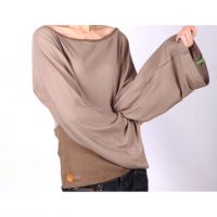 Sell New Arrival Autumn Long-sleeves Eco-friendly Grey Women T-shirts F
