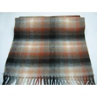 Sell 100% lambswool scarves striped patten Y-09161