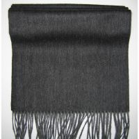 Sell Grey Mens 100% lambswool scarf Y-09118B