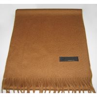 Sell winter brown cashmere & sillk long shawl Y-09227