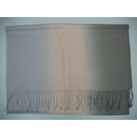 Sell winter long grey pink cashmere & silk shawl Y-09301