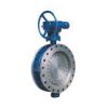 Flange type triple-eccentric multilayer metal seal butterfly valve