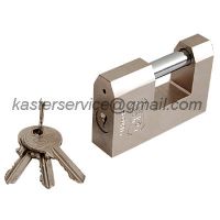Sell rectangle chrome plated iron padlock