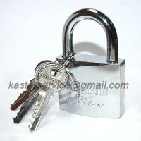 Sell chrome plated iron padlock