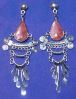 silver handmade earrings