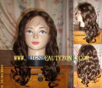 Sell Full human hair lace wigs