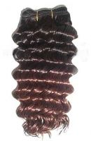 Sell Deep wavy human hair weaving