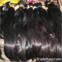 Remy human hair material