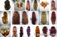 Synthetic hair pieces