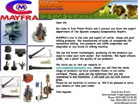 Milking machine and spare parts