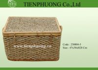 wicker suitcase