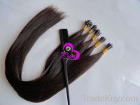 Sell I tip human hair extension, free samples can be supplied