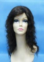 Sell human hair wig, hand tied wig, full lace wig, French/Swiss lace Wig4
