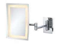 LED lighted makeup mirror