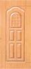 Sell PVC steel panel door with wooden edge
