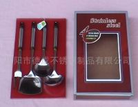 Sell 4pcs kitchen utensil set with black head