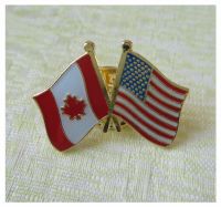 flag pin, metal pin, tie pins, crossed flag pins