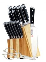 15pcs-Kitchen Knife Set with Block