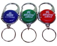 Sell plastic Carabiner LED/flashing KeyChains / key ring with torchs