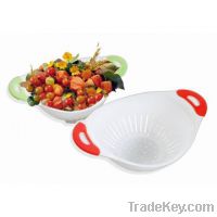 Sell Plastic Colander Set of 2 with TPR Handle