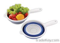 Sell SNY-TPR-1706A 9"Fold Colander W/ Handle-Eco-friendly