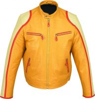 Sell Leather Jacket's 3838 Yellow