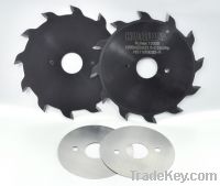 Adjustable scroing saw blade