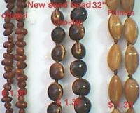 Sell New Seed  Bead in Natural color 32"