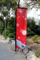 sail flag, feather flag, outdoor spinning banner