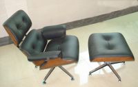 Eames Style Lounge Chair + Ottoman