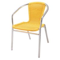 aluminum wicker chair