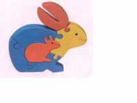 Sell Wooden Jigsaw Puzzle Rabbit