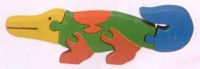 Sell Wooden Jigsaw Puzzle Crocodile