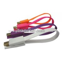 20cm Micro USB Cables for Smart Cellphones with Two Sides Contact, Magnetism