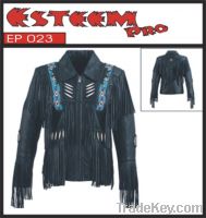 Leather western jacket