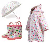 Sell Children's Raincoat, Rain Boots, Umbrella