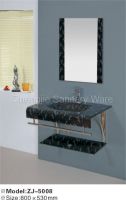 Sell glass basins, PVC (+solid wood+allumin+bamboo) cabinet , mirror0