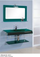 Sell glass basins, PVC (+solid wood+allumin+bamboo) cabinet, mirror3