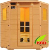 Sell far infrared sauna room for 3-4 person corner sauna