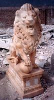 Sell Hand-carved marble lion statue