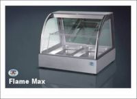 Sell HW-838 curved glass warming showcase