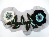Sell wool flower motif ws2830